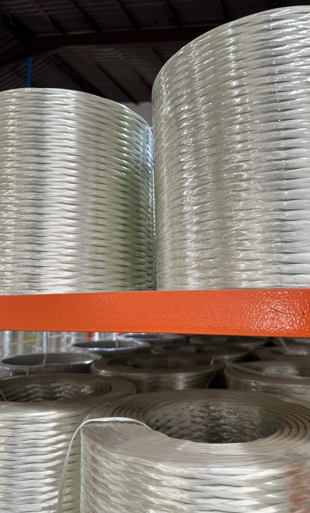 Bobinas de fibra de vidrio