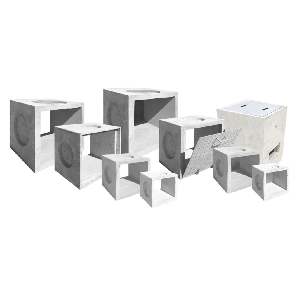 Arquetas compactas de BUPRE para instalaciones eléctricas