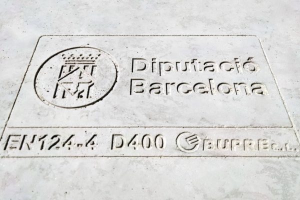 tapas antirrobo de hormigón personalizadas, de tipo D-400